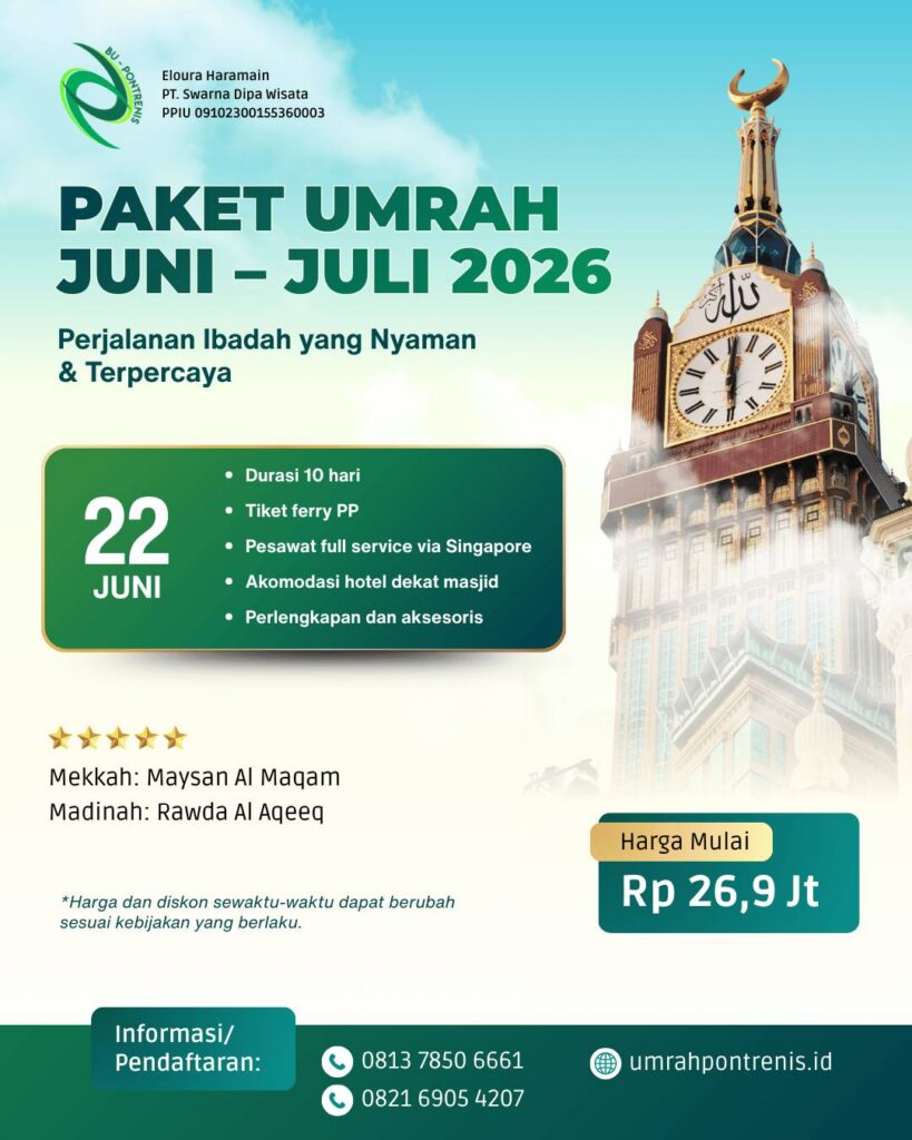 Paket Umroh Juni – Juli 2026